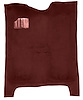 Molded Cut Pile Carpet for 1978-1987 Chevrolet El Camino, GMC Caballero [OE-Style Jute Backing, Claret/Oxblood] - image 1