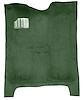 Molded Cut Pile Carpet for 1978-1987 Chevrolet El Camino, GMC Caballero [Mass Backing, Sage Green] - image 1