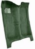 Molded Cut Pile Carpet for 1978-1987 Chevrolet El Camino, GMC Caballero [Mass Backing, Sage Green] - image 2