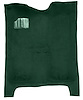 Molded Cut Pile Carpet for 1978-1987 Chevrolet El Camino, GMC Caballero [Mass Backing, Silver Green/Jade] - image 1