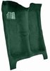 Molded Cut Pile Carpet for 1978-1987 Chevrolet El Camino, GMC Caballero [Mass Backing, Silver Green/Jade] - image 2