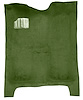 Molded Cut Pile Carpet for 1978-1987 Chevrolet El Camino, GMC Caballero [Mass Backing, Willow Green] - image 1