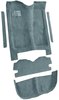 5-Piece Molded Cut Pile Carpet Kit for 1978 Chevrolet El Camino, GMC Caballero [OE-Style Jute Backing, Powder Blue] - image 2