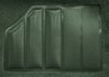 5-Piece Molded Cut Pile Carpet Kit for 1978 Chevrolet El Camino, GMC Caballero [OE-Style Jute Backing, Sage Green] - image 3