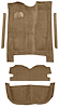 5-Piece Molded Cut Pile Carpet Kit for 1978 Chevrolet El Camino, GMC Caballero [OE-Style Jute Backing, Medium Doeskin] - image 1