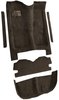 5-Piece Molded Cut Pile Carpet Kit for 1978 Chevrolet El Camino, GMC Caballero [OE-Style Jute Backing, Dark Briar Brown] - image 2