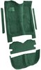 5-Piece Molded Cut Pile Carpet Kit for 1978 Chevrolet El Camino, GMC Caballero [OE-Style Jute Backing, Silver Green/Jade] - image 2