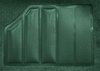 5-Piece Molded Cut Pile Carpet Kit for 1978 Chevrolet El Camino, GMC Caballero [OE-Style Jute Backing, Silver Green/Jade] - image 3