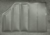 5-Piece Molded Cut Pile Carpet Kit for 1978 Chevrolet El Camino, GMC Caballero [OE-Style Jute Backing, Silver] - image 3