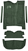 5-Piece Molded Cut Pile Carpet Kit for 1978 Chevrolet El Camino, GMC Caballero [Mass Backing, Sage Green] - image 1