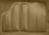 5-Piece Molded Cut Pile Carpet Kit for 1978 Chevrolet El Camino, GMC Caballero [Mass Backing, Doeskin/Camal Tan] - image 3