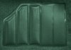 5-Piece Molded Cut Pile Carpet Kit for 1978 Chevrolet El Camino, GMC Caballero [Mass Backing, Silver Green/Jade] - image 3