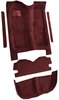 5-Piece Molded Cut Pile Carpet Kit for 1978 Chevrolet El Camino, GMC Caballero [Mass Backing, Maroon] - image 2
