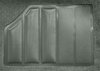 5-Piece Molded Cut Pile Carpet Kit for 1978 Chevrolet El Camino, GMC Caballero [Mass Backing, Dove Gray] - image 3