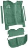 5-Piece Molded Cut Pile Carpet Kit for 1979-1981 Chevrolet El Camino, GMC Caballero [OE-Style Jute Backing, Silver Green/Jade] - image 2