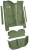5-Piece Molded Cut Pile Carpet Kit for 1979-1981 Chevrolet El Camino, GMC Caballero [OE-Style Jute Backing, Willow Green] - image 2