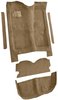 5-Piece Molded Cut Pile Carpet Kit for 1979-1981 Chevrolet El Camino, GMC Caballero [Mass Backing, Medium Doeskin] - image 2