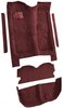 5-Piece Molded Cut Pile Carpet Kit for 1979-1981 Chevrolet El Camino, GMC Caballero [Mass Backing, Maroon] - image 2
