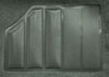 5-Piece Molded Cut Pile Carpet Kit for 1979-1981 Chevrolet El Camino, GMC Caballero [Mass Backing, Dove Gray] - image 3