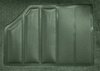 5-Piece Molded Cut Pile Carpet Kit for 1982-1986 Chevrolet El Camino, GMC Caballero [OE-Style Jute Backing, Sage Green] - image 3