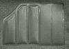 5-Piece Molded Cut Pile Carpet Kit for 1982-1986 Chevrolet El Camino, GMC Caballero [OE-Style Jute Backing, Silver] - image 3