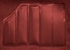 5-Piece Molded Cut Pile Carpet Kit for 1982-1986 Chevrolet El Camino, GMC Caballero [OE-Style Jute Backing, Claret/Oxblood] - image 3