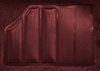 5-Piece Molded Cut Pile Carpet Kit for 1982-1986 Chevrolet El Camino, GMC Caballero [Mass Backing, Maroon] - image 3