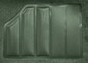 5-Piece Molded Cut Pile Carpet Kit for 1987 Chevrolet El Camino, GMC Caballero [OE-Style Jute Backing, Sage Green] - image 3