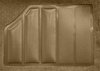 5-Piece Molded Cut Pile Carpet Kit for 1987 Chevrolet El Camino, GMC Caballero [OE-Style Jute Backing, Medium Doeskin] - image 3