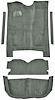 5-Piece Molded Cut Pile Carpet Kit for 1987 Chevrolet El Camino, GMC Caballero [Mass Backing, Dove Gray] - image 1