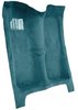 Molded Cut Pile Carpet Kit for 1984-1987 Buick Regal Grand National [OE-Style Jute Backing, Blue] - image 2