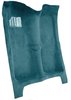 Molded Cut Pile Carpet Kit for 1984-1987 Buick Regal Grand National [Mass Backing, Blue] - image 2