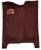 Molded Cut Pile Carpet Kit for 1984-1987 Buick Regal Grand National [Mass Backing, Claret/Oxblood] - image 1