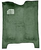Molded Cut Pile Carpet for 1978-1987 Buick, Chevrolet, Oldsmobile, Pontiac G-Body Models [OE-Style Jute Backing, Sage Green] - image 1