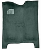 Molded Cut Pile Carpet for 1978-1987 Buick, Chevy, Oldsmobile, Pontiac G-Body Models [OE-Style Jute Backing, Silver Green/Jade] - image 1