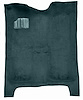 Molded Cut Pile Carpet for 1978-1987 Buick, Chevrolet, Oldsmobile, Pontiac G-Body Models [OE-Style Jute Backing, Federal Blue] - image 1