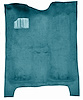 Molded Cut Pile Carpet for 1978-1987 Buick, Chevrolet, Oldsmobile, Pontiac G-Body Models [Mass Backing, Blue] - image 1