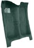 Molded Cut Pile Carpet for 1978-1987 Buick, Chevrolet, Oldsmobile, Pontiac G-Body Models [Mass Backing, Silver Green/Jade] - image 2