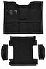 Molded Loop Carpet for 1969-1972 Chevrolet Blazer, 1970-1972 GMC Jimmy [OE-Style Jute Backing, 4-Piece, Black]