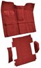 Molded Loop Carpet for 1969-1972 Chevrolet Blazer, 1970-1972 GMC Jimmy [OE-Style Jute Backing, 4-Piece, Red] - image 2