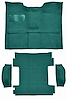 Molded Loop Carpet for 1969-1972 Chevrolet Blazer, 1970-1972 GMC Jimmy [OE-Style Jute Backing, 4-Piece, Aqua] - image 1