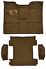 Molded Loop Carpet for 1969-1972 Chevrolet Blazer, 1970-1972 GMC Jimmy [OE-Style Jute Backing, 4-Piece, Dark Saddle] - image 1