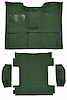 Molded Loop Carpet for 1969-1972 Chevrolet Blazer, 1970-1972 GMC Jimmy [Mass Backing, 4-Piece, Dark Green] - image 1