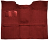 Molded Loop Carpet for 1969-1972 Chevrolet Blazer, 1970-1972 GMC Jimmy [OE-Style Jute Backing, 1-Piece, Red] - image 1