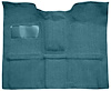 Molded Loop Carpet for 1969-1972 Chevrolet Blazer, 1970-1972 GMC Jimmy [OE-Style Jute Backing, 1-Piece, Medium Blue] - image 1