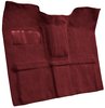 Molded Loop Carpet for 1969-1972 Chevrolet Blazer, 1970-1972 GMC Jimmy [OE-Style Jute Backing, 1-Piece, Maroon] - image 2