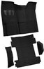 Molded Loop Carpet for 1969-1972 Chevrolet Blazer, 1970-1972 GMC Jimmy [Mass Backing, 4-Piece, 2WD, Black] - image 2