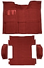 Molded Loop Carpet for 1969-1972 Chevrolet Blazer, 1970-1972 GMC Jimmy [Mass Backing, 4-Piece, 2WD, Red] - image 1