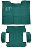 Molded Loop Carpet for 1969-1972 Chevrolet Blazer, 1970-1972 GMC Jimmy [Mass Backing, 4-Piece, 2WD, Aqua] - image 1