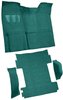 Molded Loop Carpet for 1969-1972 Chevrolet Blazer, 1970-1972 GMC Jimmy [Mass Backing, 4-Piece, 2WD, Aqua] - image 2